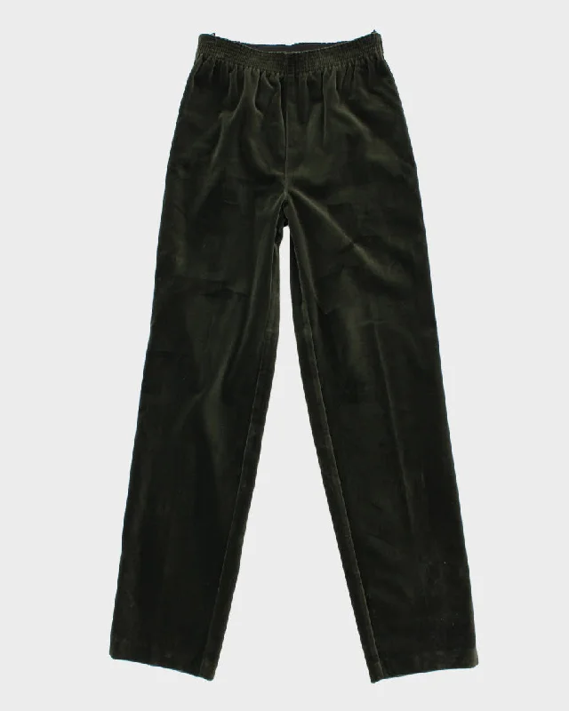 Vintage Green Velvet Trousers - W30 L32 Best pajama sets for relaxing weekends