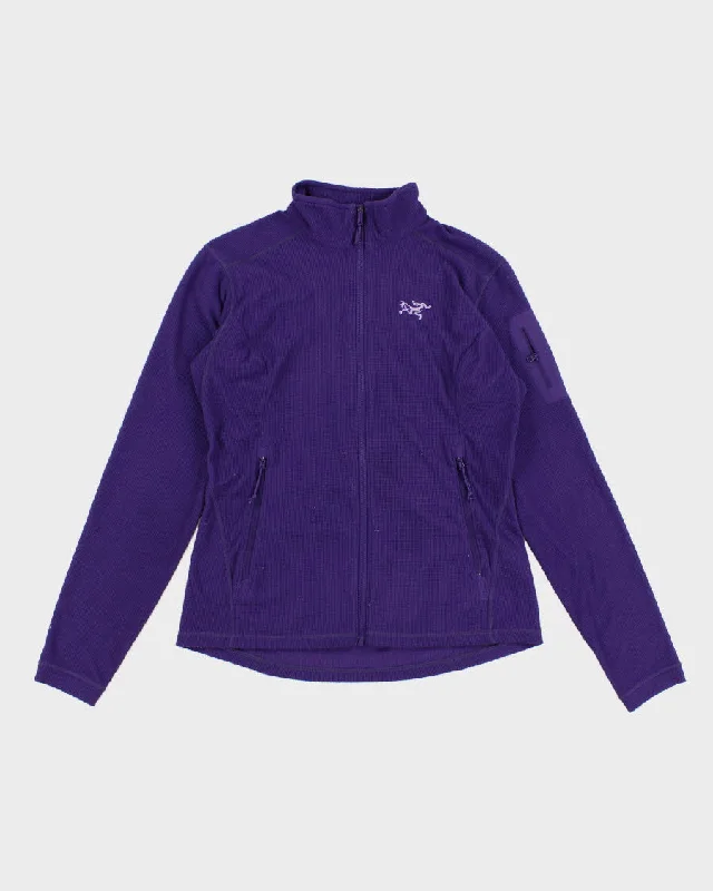 Womens Purple Arc'teryx Full Zip Shirt - M Matching couple pajama sets