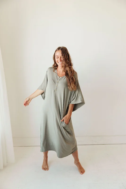 Vetiver | CAFTAN Sleeveless Lace Robe