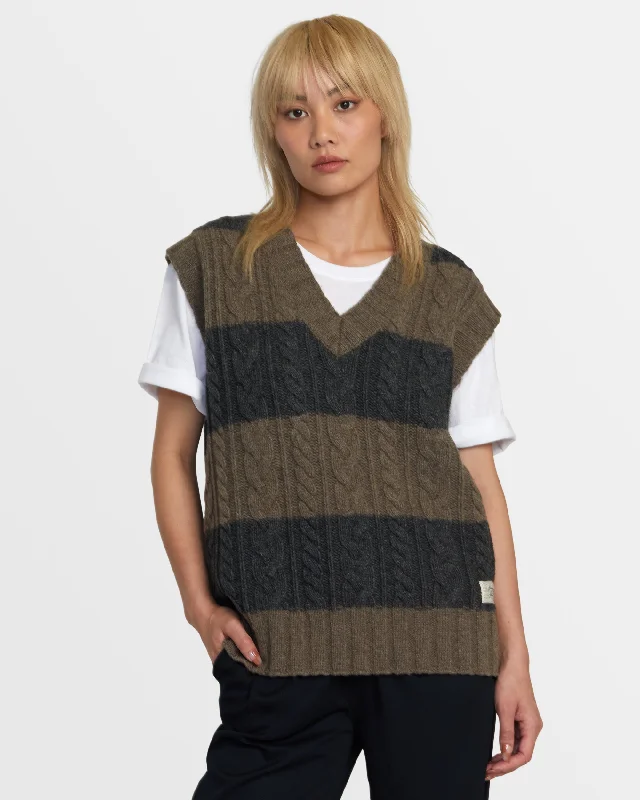 Chefs Kiss Sweater Vest - Black Alpaca wool sweaters