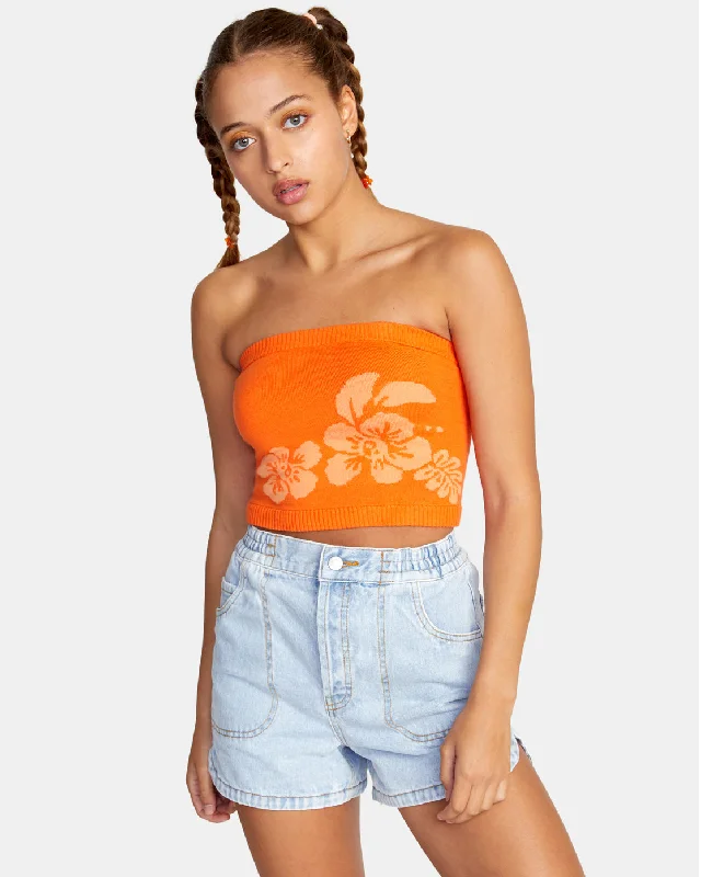 Motives Tube Top - Mandarin Premium sweaters