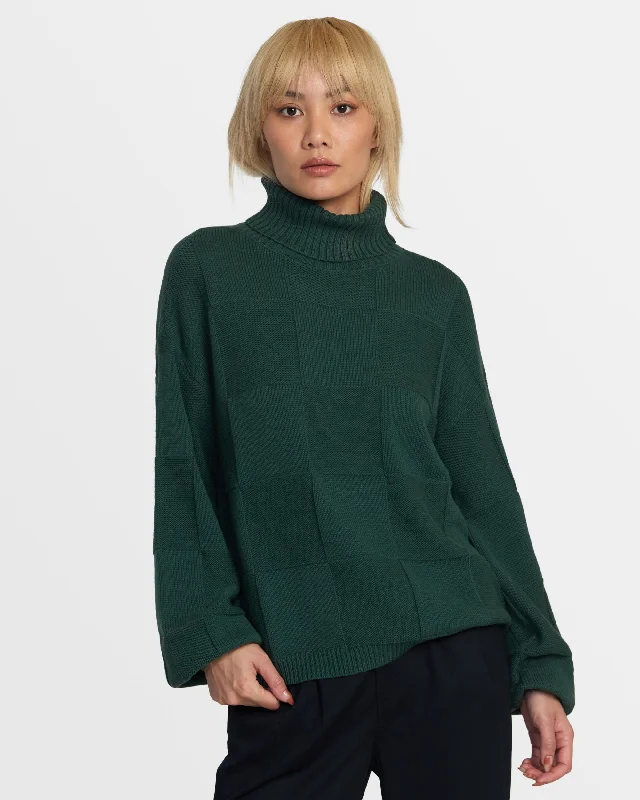 Vineyard Turtleneck Sweater - Pineneedle Best everyday sweaters