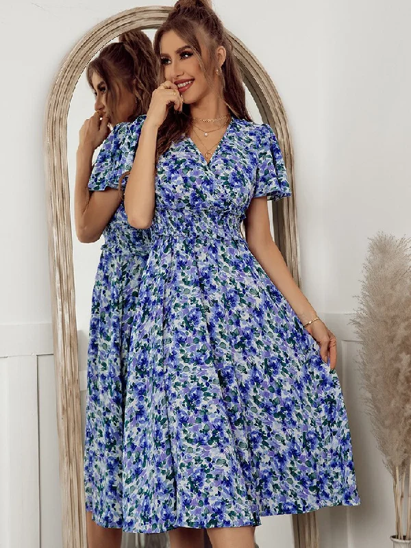 Amelia Floral Midi Dress Discounted midi dresses