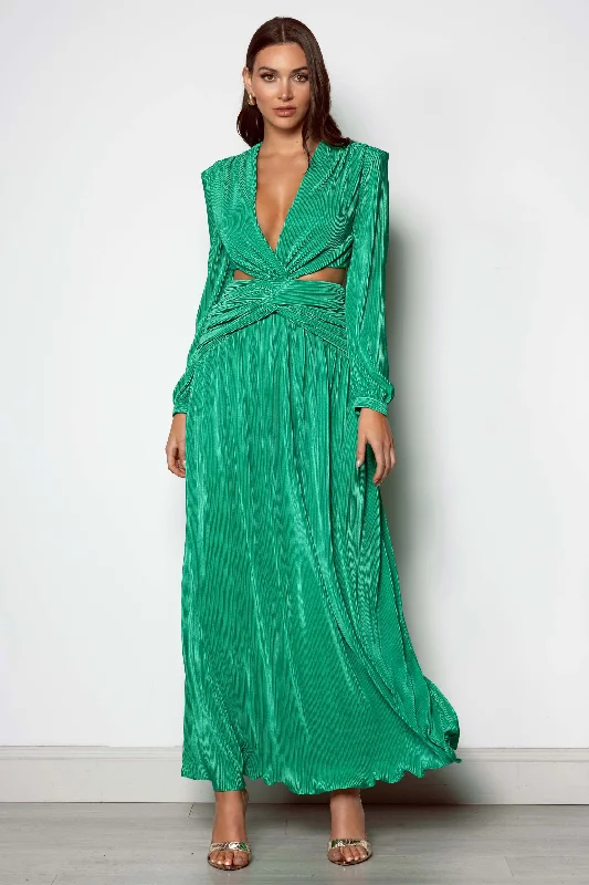 Eden Gown - Green Street style midi dresses