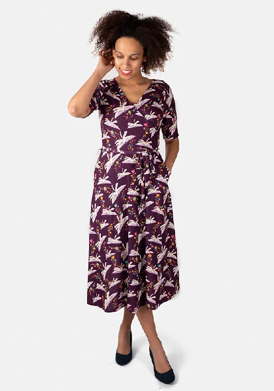 George Story Books Print Midi Dress Halter midi dresses