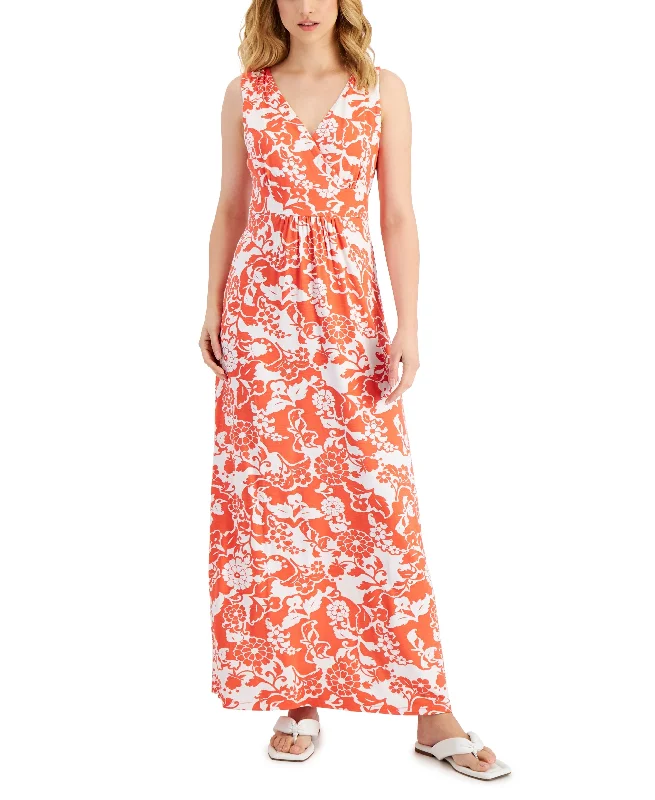 Charter Club Womens Sleeveless Cross Front Maxi Dress Must-have maxi dresses for this season