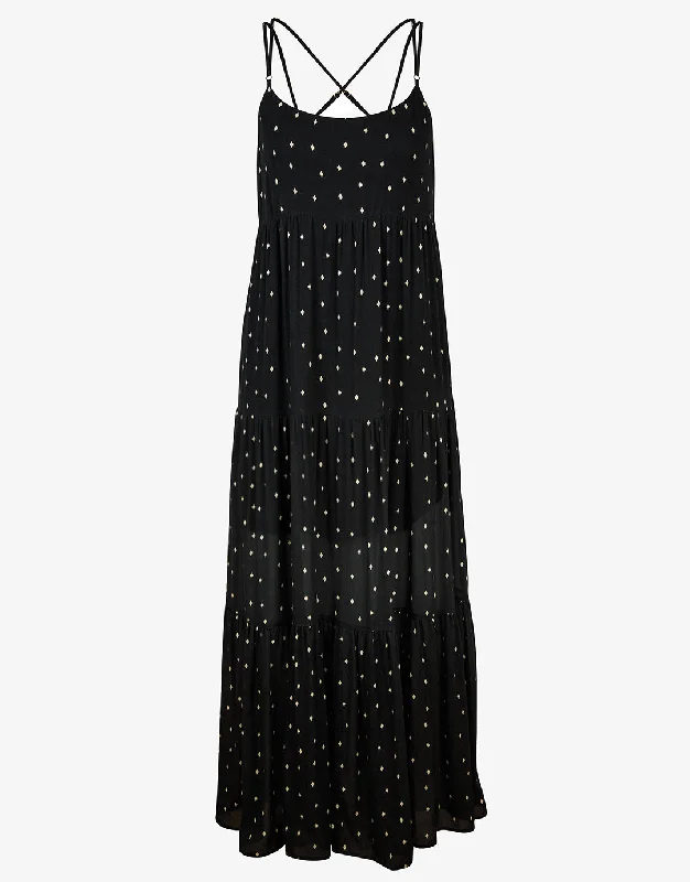 Soul Spots Strappy Maxi Dress - Black Spring maxi dresses