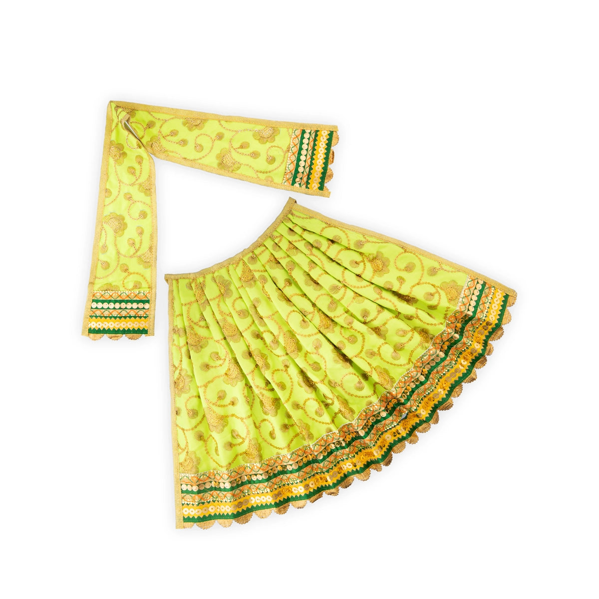 Amman Pavadai - 10 x 18 Inches | Mata Dress/ Devi Vastra/ Mata Poshak for Deity/ Assorted Colour Stretchy unclassified dresses