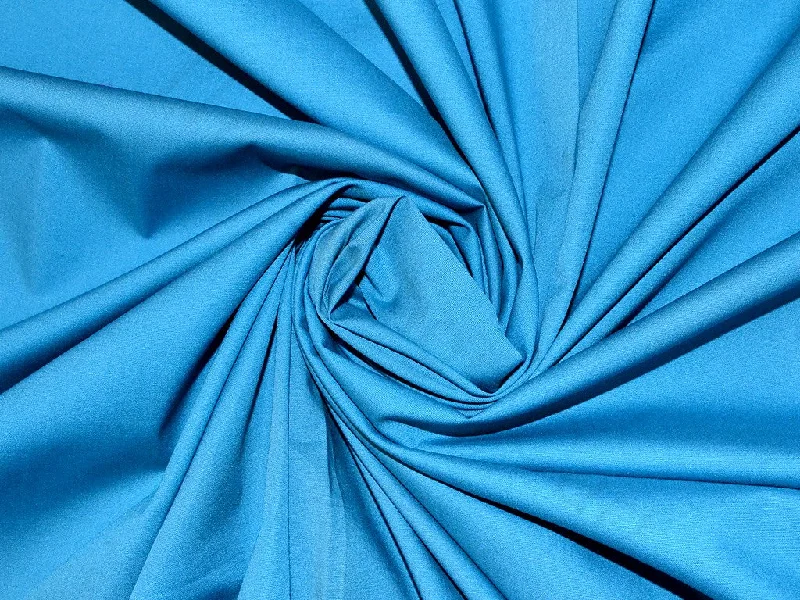 Blue Poplin Lycra Fabric Affordable unclassified dresses