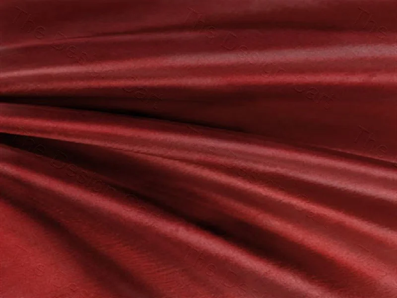 Burgundy Red Taffeta Silk Fabric Long sleeve unclassified dresses