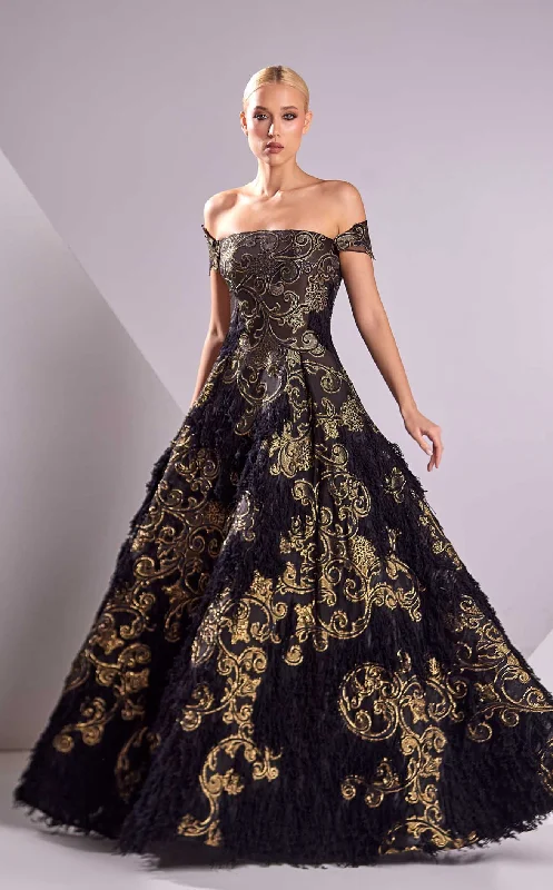 Edward Arsouni Couture FW24963 Dress Tiered unclassified dresses