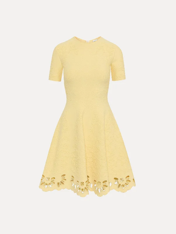 Eyelet Jacquard Dress Long unclassified dresses