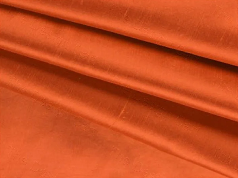 Orange Santoon Fabric Silk unclassified dresses