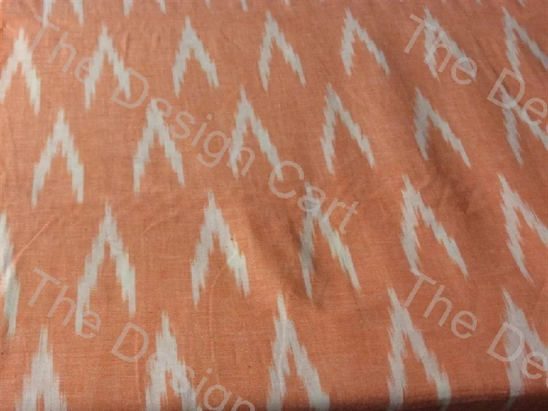 Orange Up Arrow Design Cotton Ikat Fabric Street style unclassified dresses