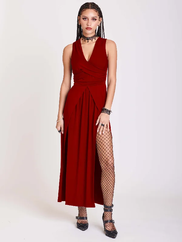 Scarlet Twist Dress Knitted unclassified dresses