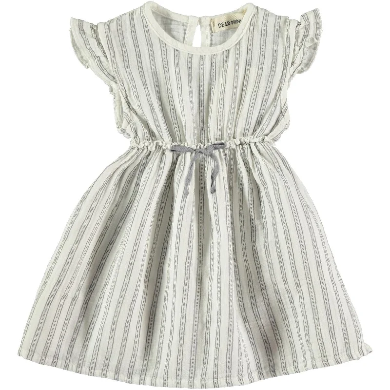 Stripes Dress - Ecru Lightweight unclassified dresses