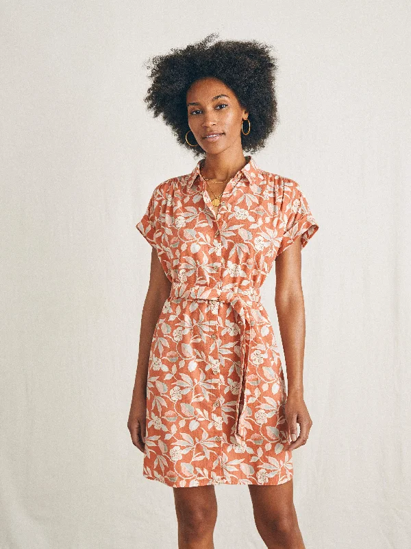 Breeze Shirtdress - Ginger Floral Best floral dresses for tall women