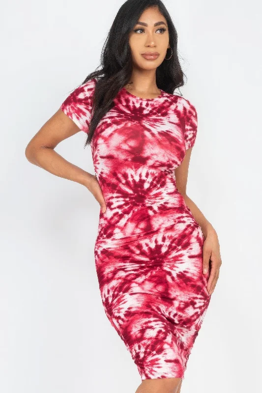 Tie-dye Printed Dress Zara floral dresses