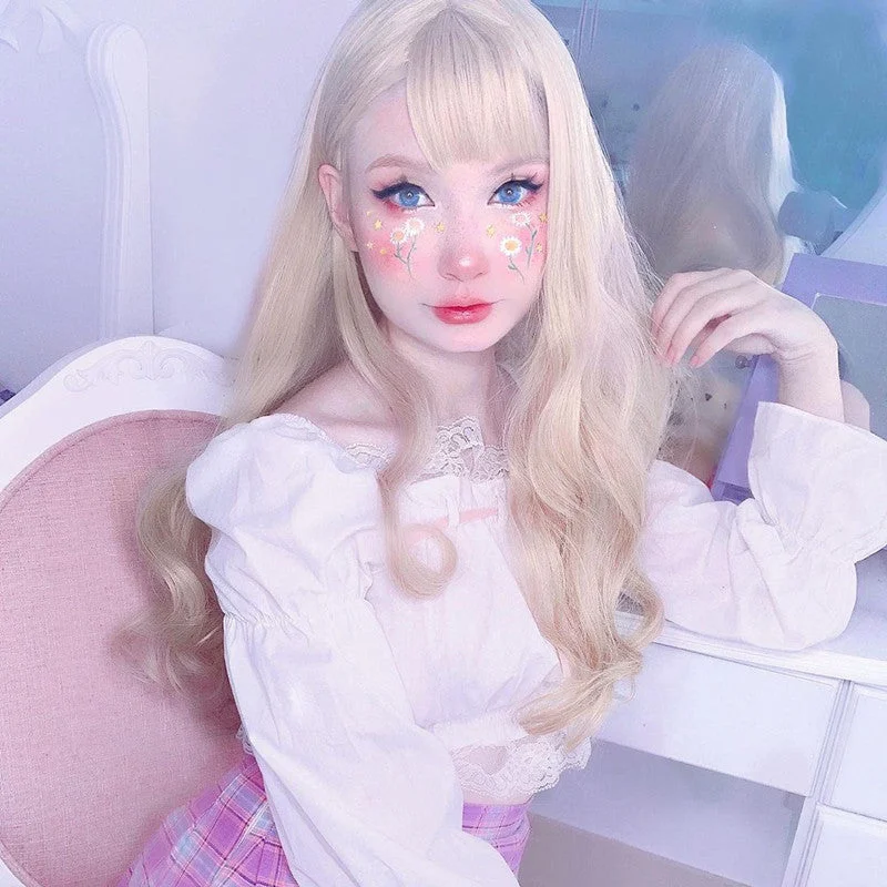 Review from Japanese lolita long curly wig yv42860 Ruffle Long Maxi