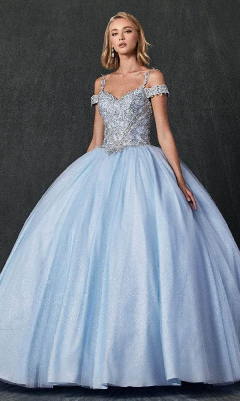 Juliet Dresses 1430 - Sweetheart Tulle Quinceanera Gown Classic Tulle Dress