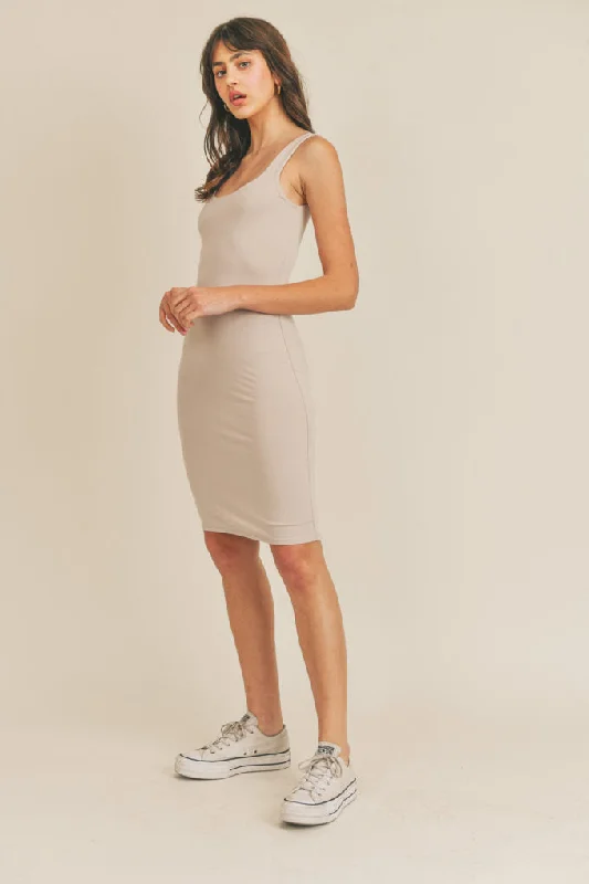 Bodycon Ivory Colored dresss Classic Bodycon Dress