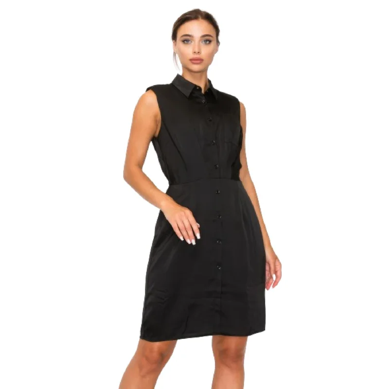 Button-down Pleated Shirt Dress Shirt Dress Outfit