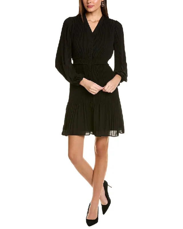 Nanette Nanette Lepore Accordion Pleated Shirtdress Shirt Dress Outfit