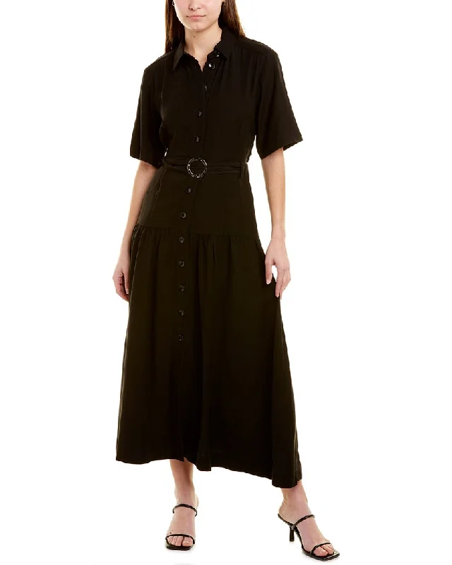 Sabina Musayev Hilda Shirtdress Layered Shirt Dress