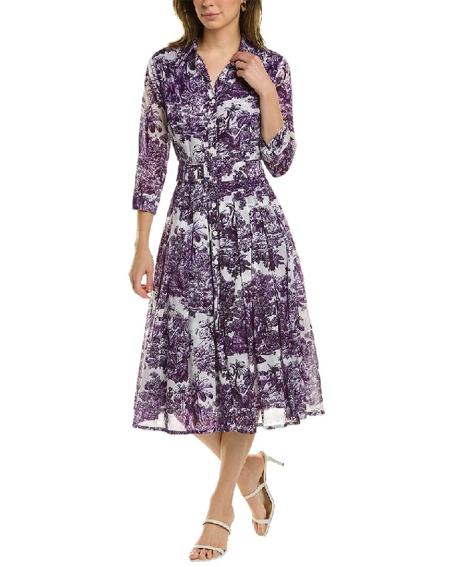 Samantha Sung Audrey 4 Shirtdress Classic Shirt Gown