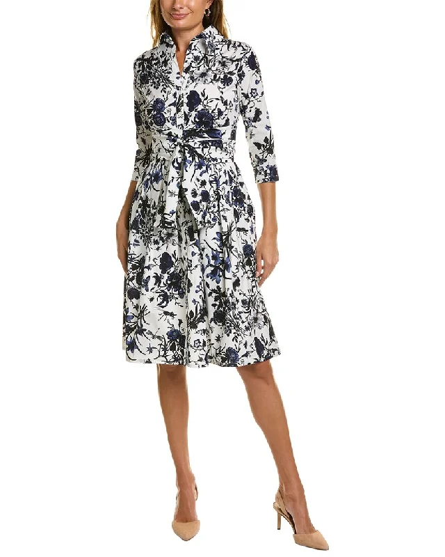 Samantha Sung Audrey Shirtdress Long Sleeve Shirt