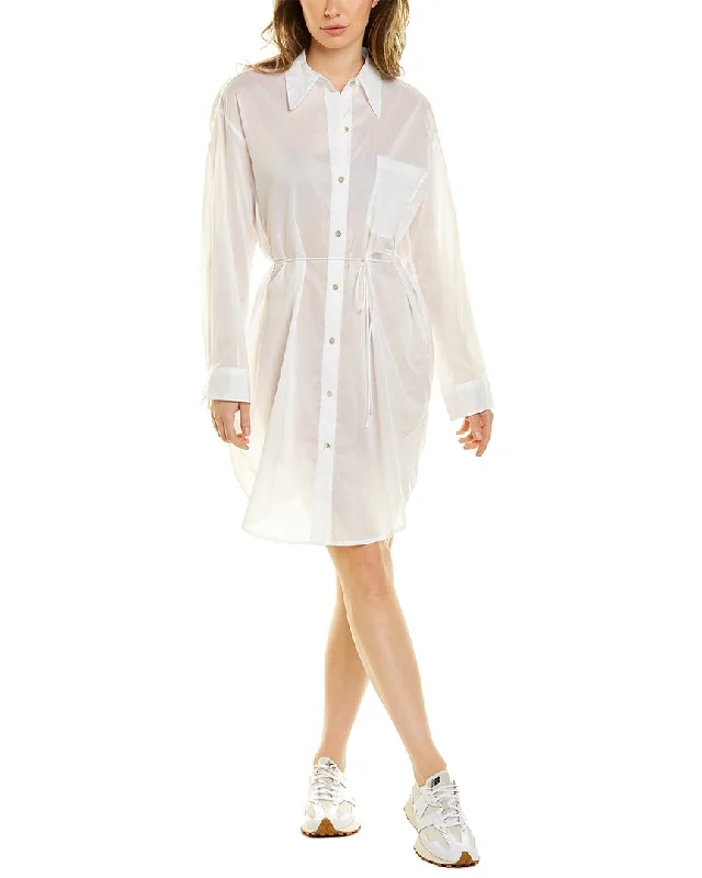 Vince Relaxed Shirtdress Classic Button Shirt